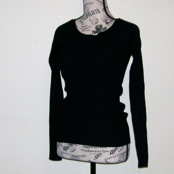 NWT Black Sweater Top - Picture 1 of 5